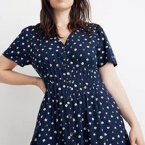Madewell Daylily Midi Dress in Daisy Dots, size 22